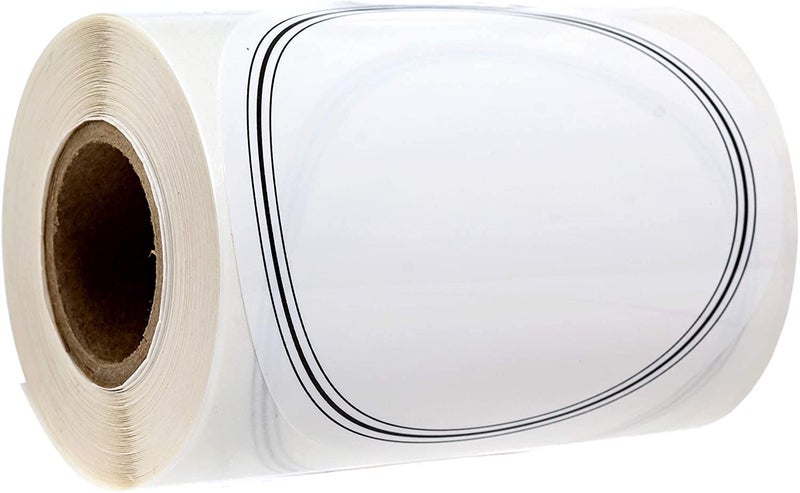 SBlabels Classic Chic Round Write On Pantry Labels / 100 Reusable Storage Labels / 3" Organization Sticker/Water Resistant Label/Food Spice Jar Pantry Stickers - Image 1